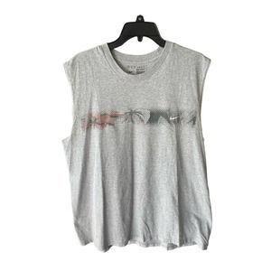 Nike Y2K Men's Basketball Tank Top Cotton Shirt Large NBA Workout Sportswear